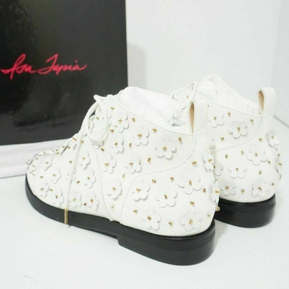 Isa Tapia Winston Floral Combat Ankle Boot Lace up - Picture 12 of 12